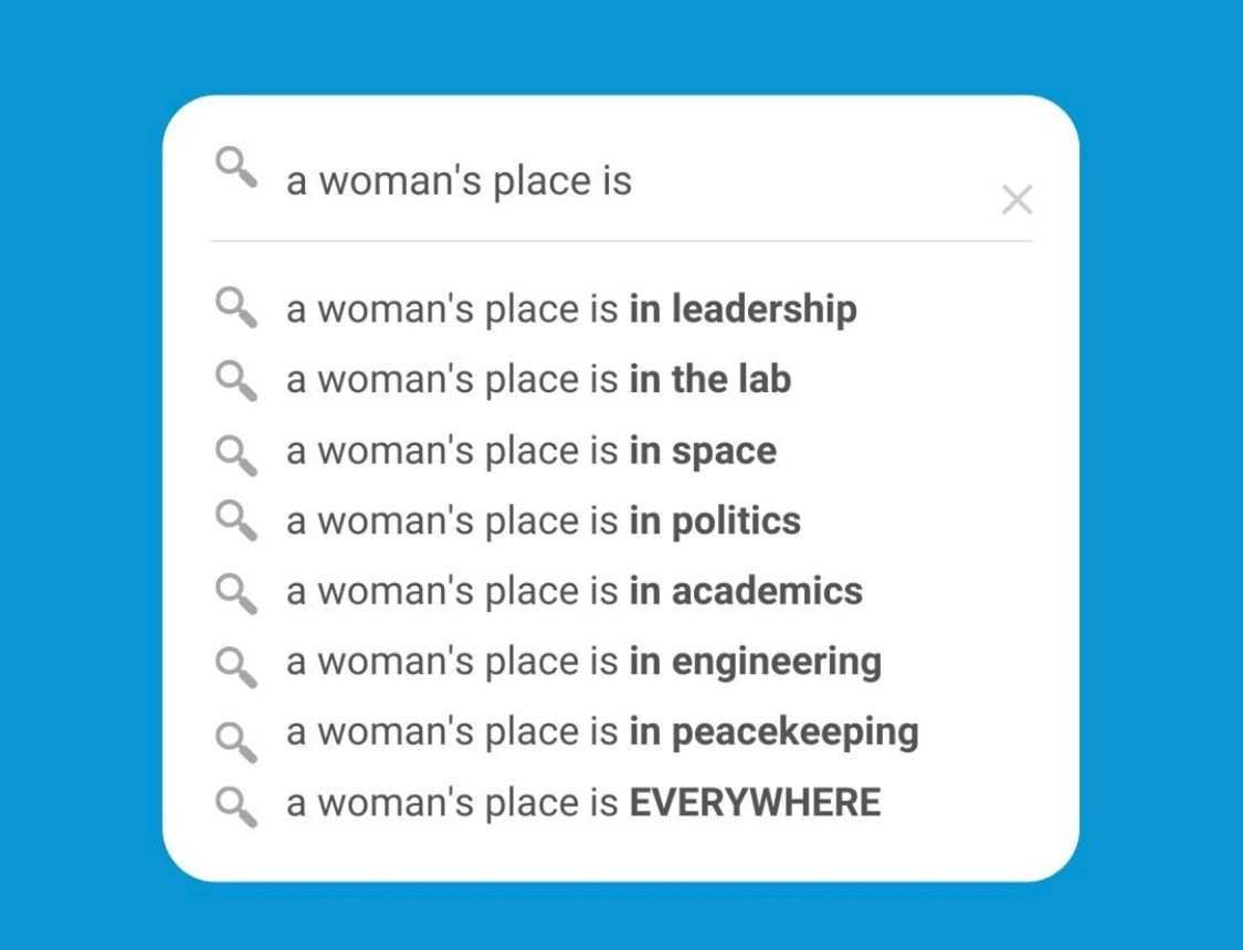 a woman's place