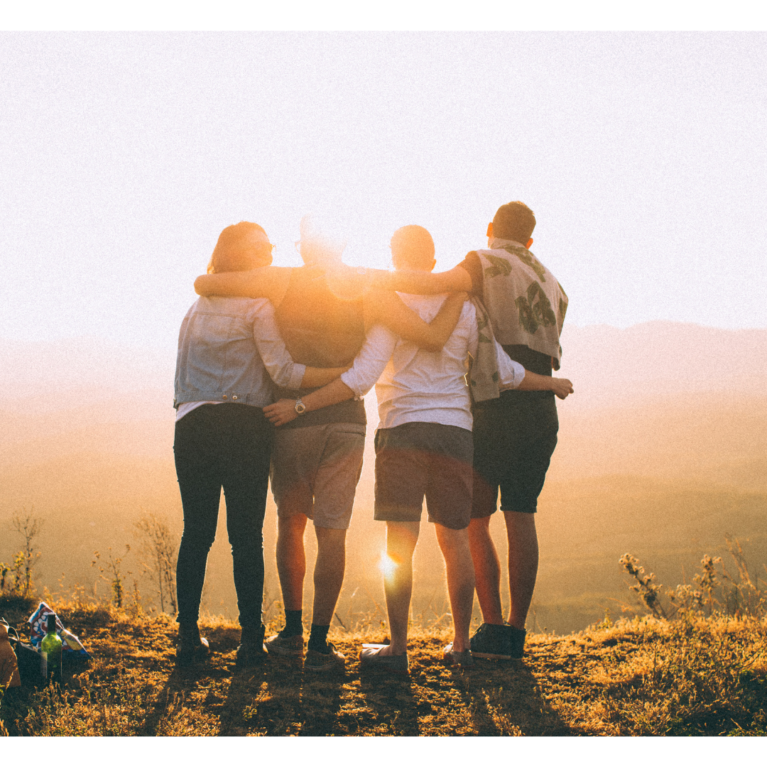 Happy Hug Day with People Hugging Together